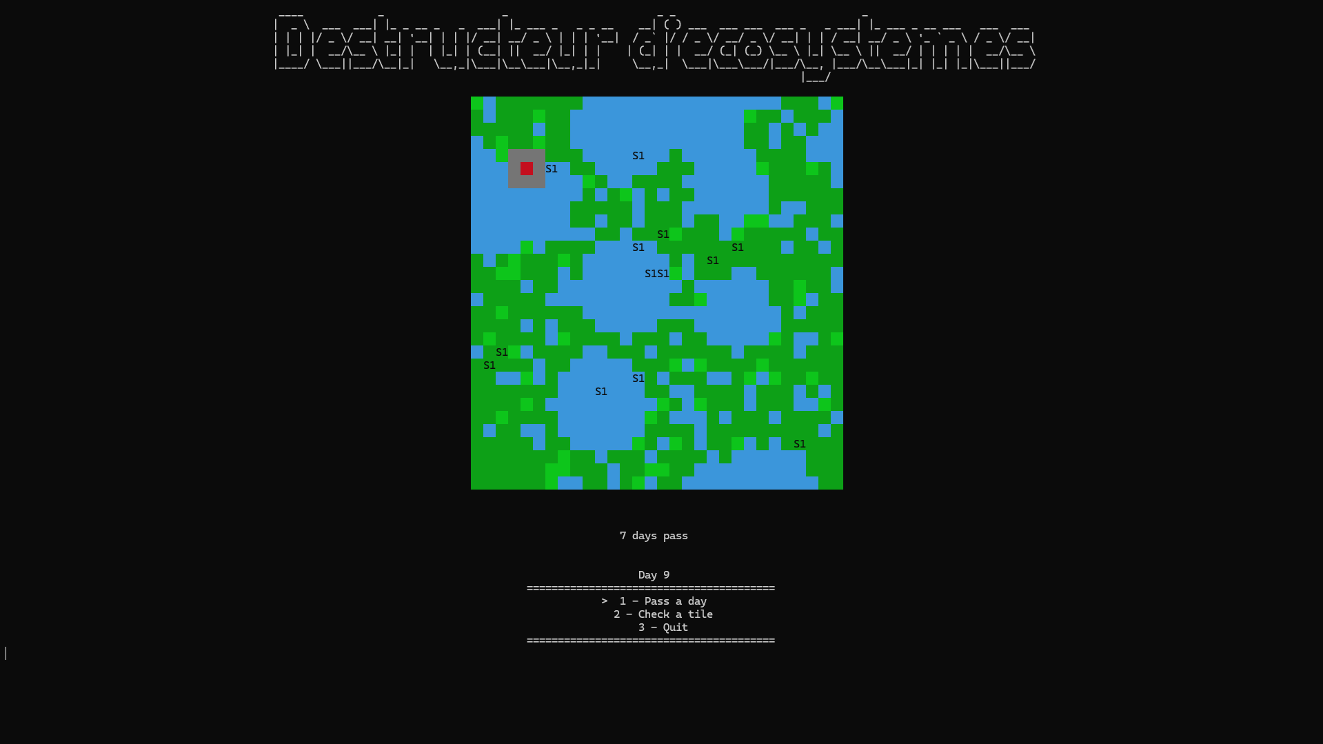 Capture du projet Ecosystem Destructor Simulation