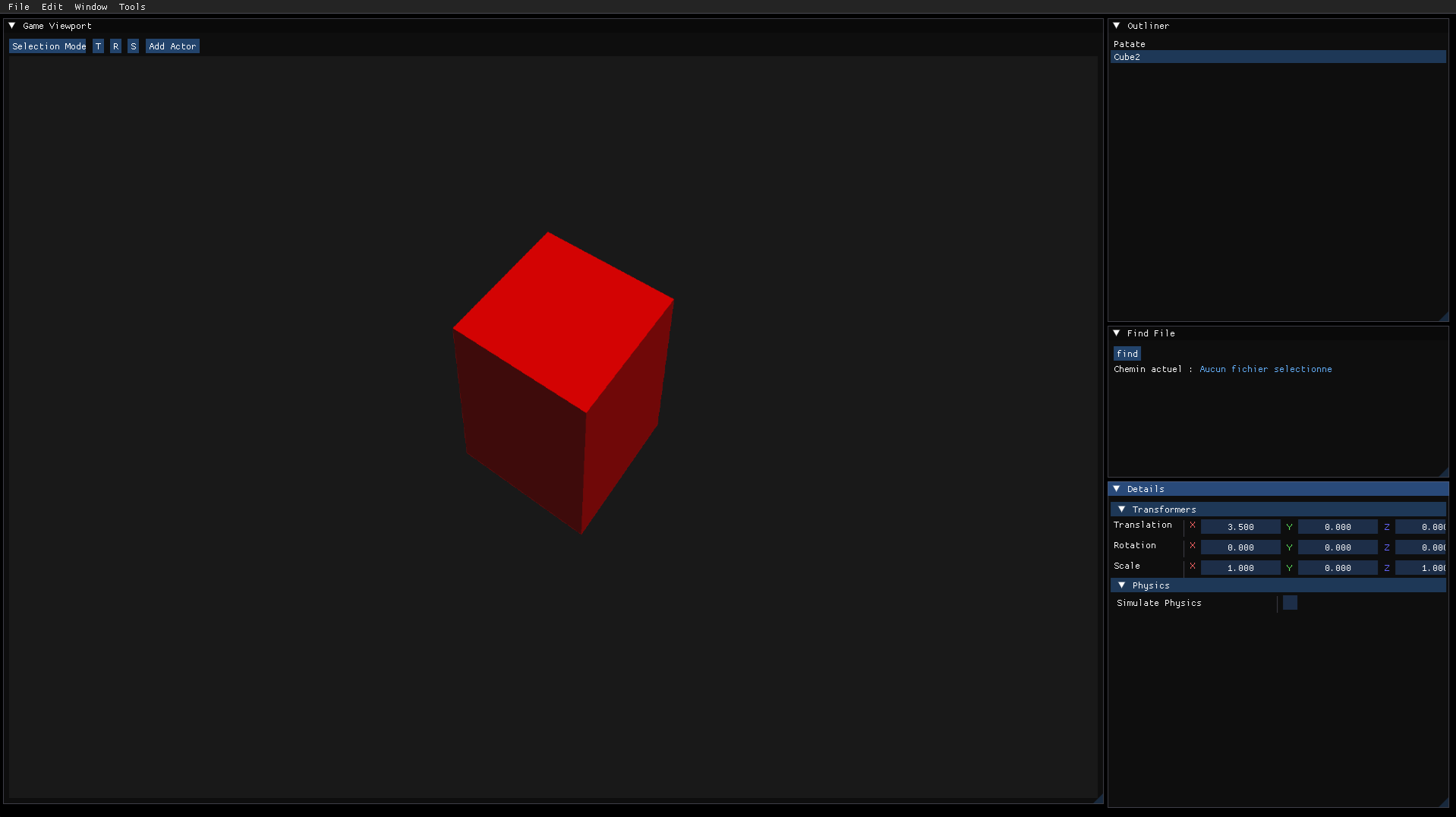 Capture du Potato Engine