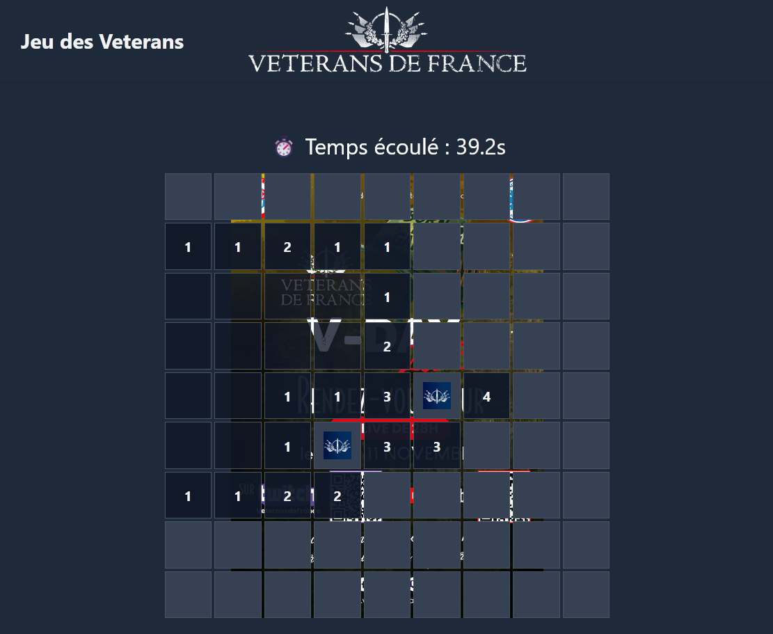 Capture du Démineur VDF